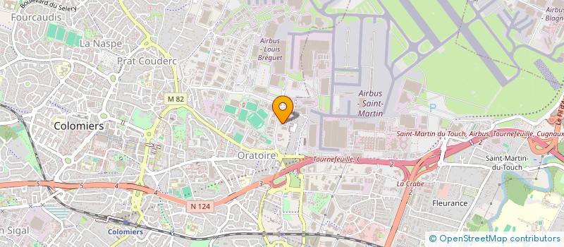 localisation de l'entreprise AVENTURINE DEVELOPPEMENT à COLOMIERS