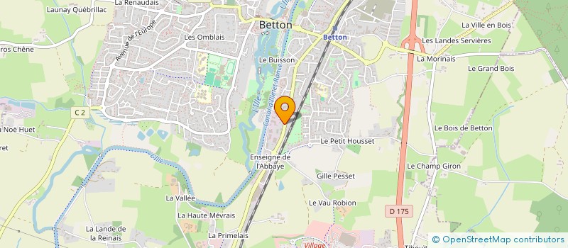 localisation de l'entreprise AVENTURINE PARTICIPATIONS  BETTON