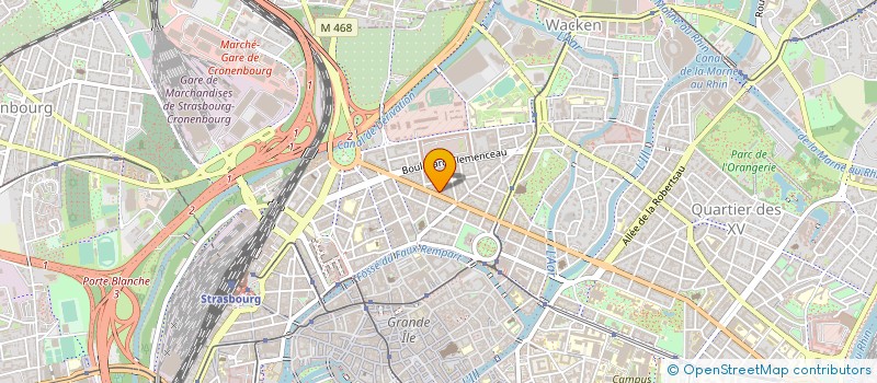 localisation de l'entreprise AVENUE 52 . AVOCATS à STRASBOURG
