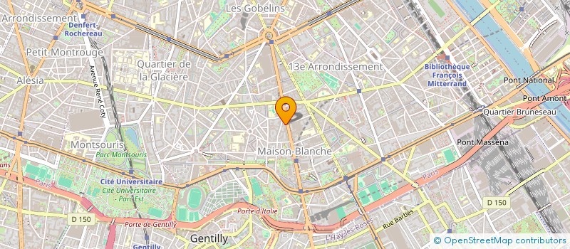 localisation de l'entreprise AVENUE D ITALIE  PARIS