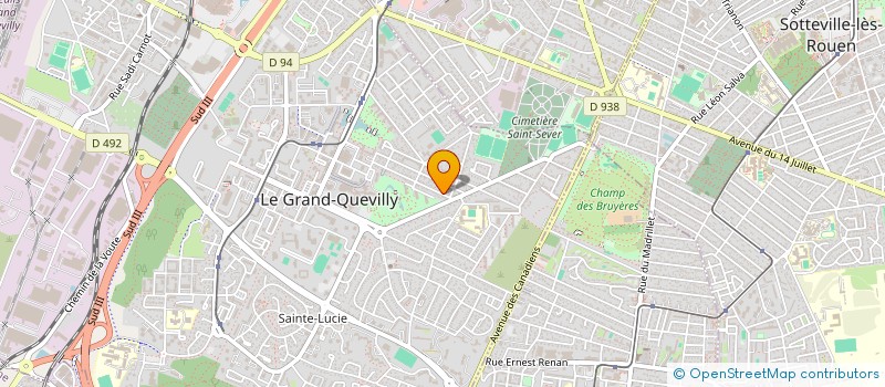 localisation de l'entreprise AVENUE DE L'IMMO  LE GRAND-QUEVILLY