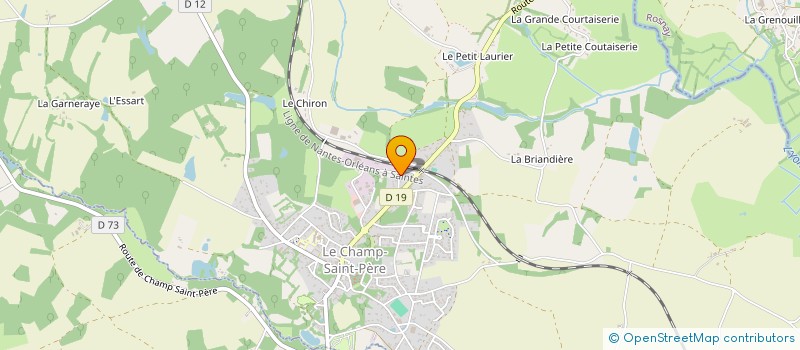 localisation de l'entreprise AVENUE DE LA GARE CSP  LE CHAMP-SAINT-PERE