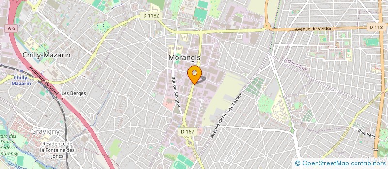 localisation de l'entreprise AVENUE DE LA PREMIERE ARMEE à MORANGIS