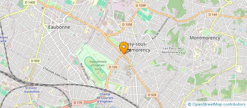localisation de l'entreprise AVENUE DE PARIS  SOISY-SOUS-MONTMORENCY