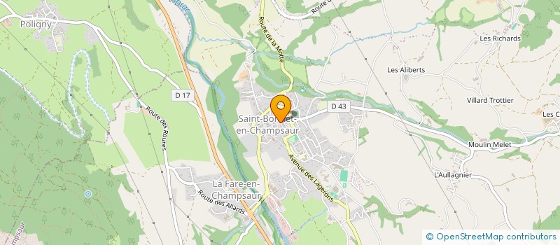 localisation de l'entreprise AVENUE DE PROVENCE  SAINT-BONNET-EN-CHAMPSAUR