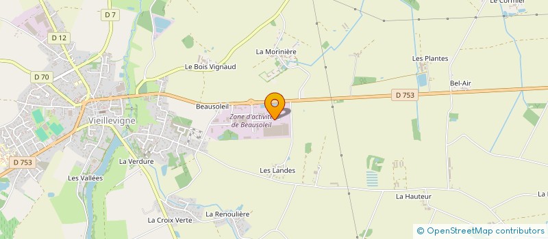localisation de l'entreprise AVENUE DES JEUX à VIEILLEVIGNE