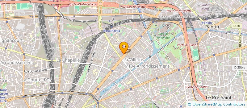 localisation de l'entreprise AVENUE DU SPECTACLE  PARIS