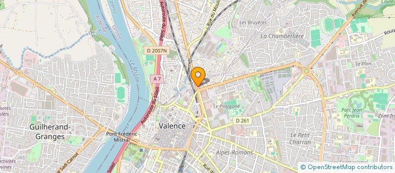 localisation de l'entreprise AVENUE DU VERCORS  BOURG-LES-VALENCE