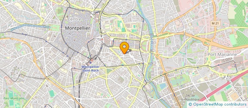 localisation de l'entreprise AVENUE IMMOBILIER à MONTPELLIER