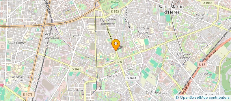 localisation de l'entreprise AVENUE JEAN PERROT  GRENOBLE