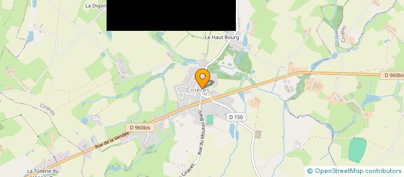 localisation de l'entreprise AVENUE LAFAYETTE  CIRIERES