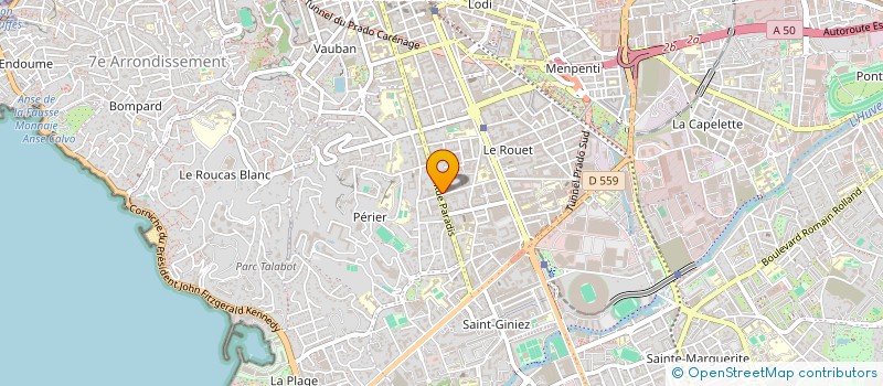 localisation de l'entreprise AVENUE LESDIGUIERES à MARSEILLE