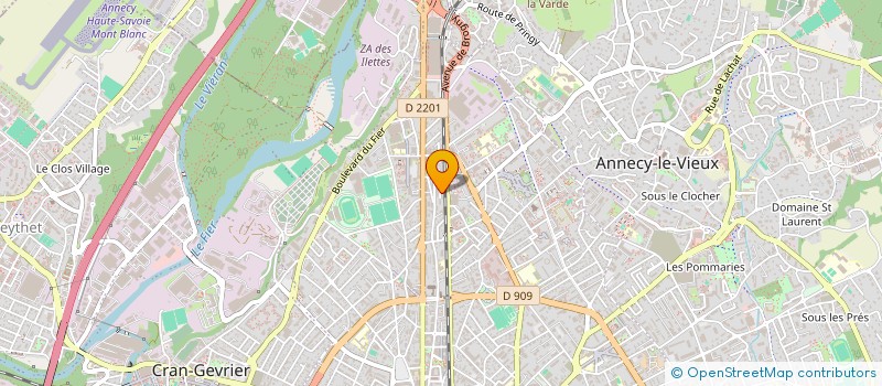 localisation de l'entreprise AVENUE MARKET ASSO à ANNECY