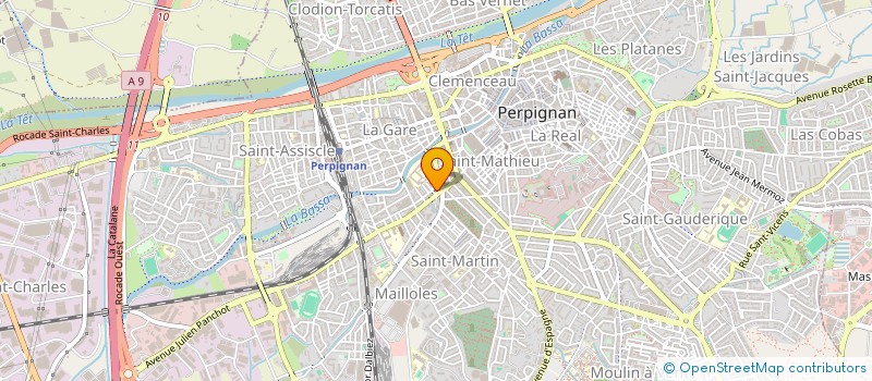 localisation de l'entreprise AVENUE SERIGRAPHIE  PERPIGNAN