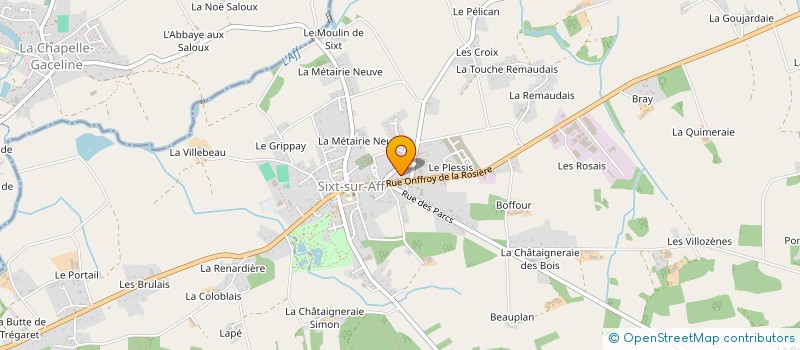 localisation de l'entreprise AVENUE TRAVAUX  SIXT-SUR-AFF