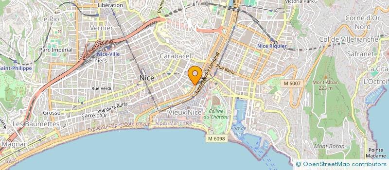 localisation de l'entreprise AVENYS à NICE