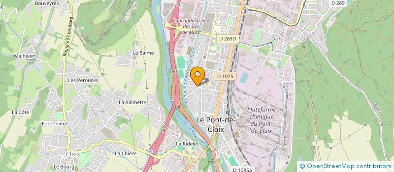 localisation de l'entreprise AVENZA  LE PONT-DE-CLAIX