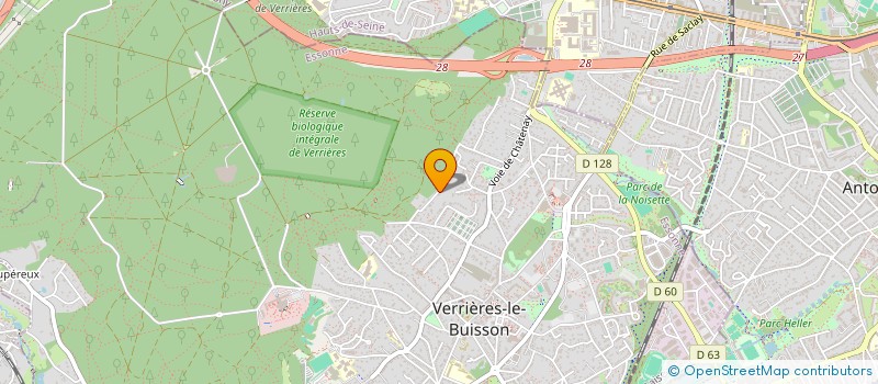 localisation de l'entreprise AVEO à VERRIERES-LE-BUISSON
