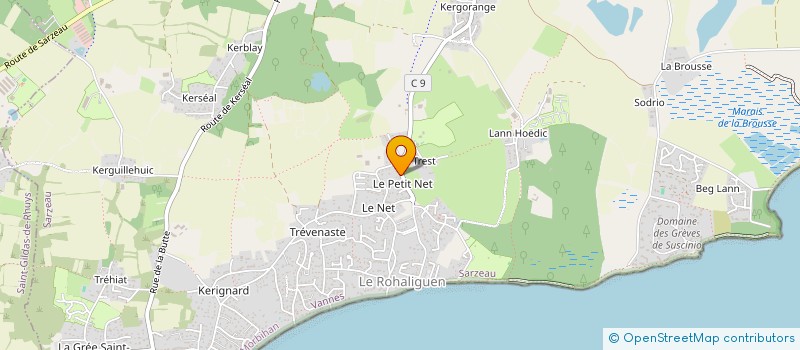 localisation de l'entreprise AVEO  SARZEAU