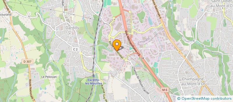localisation de l'entreprise AVEO SYSTEMS à DARDILLY
