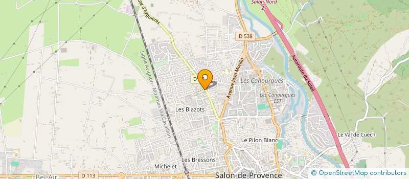 localisation de l'entreprise AVEPIA à SALON-DE-PROVENCE