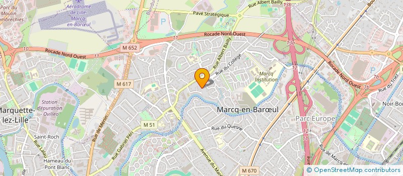 localisation de l'entreprise AVER à MARCQ-EN-BARŒUL