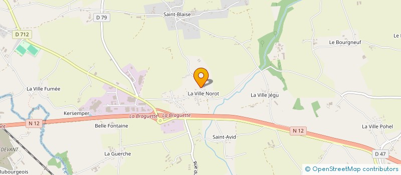 localisation de l'entreprise AVER ENVIRONNEMENT à PLELO