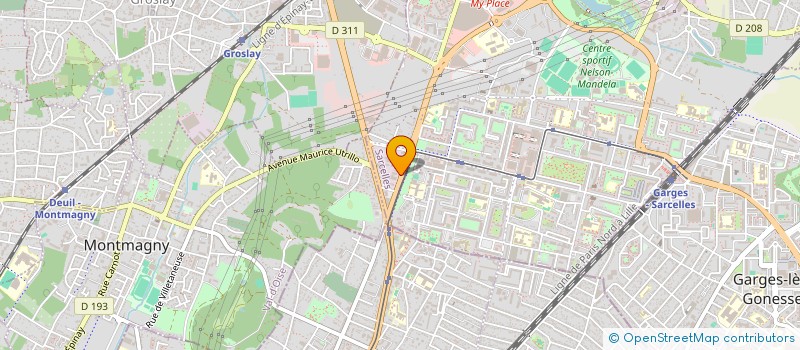localisation de l'entreprise AVER SERVICES à SARCELLES