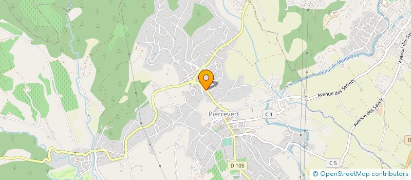 localisation de l'entreprise AVERE à PIERREVERT