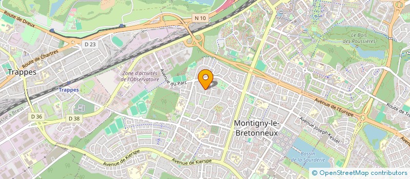 localisation de l'entreprise AVERELL  MONTIGNY-LE-BRETONNEUX