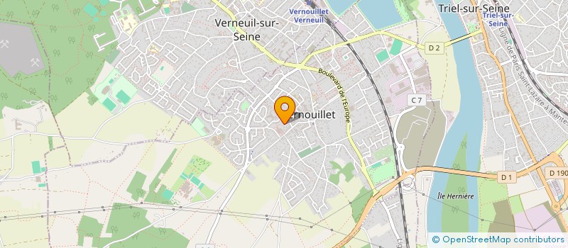localisation de l'entreprise AVERIC FINANCE ET CONSEIL à VERNOUILLET
