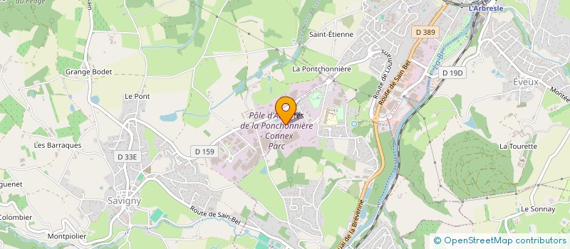 localisation de l'entreprise AVERIC SARL à SAVIGNY
