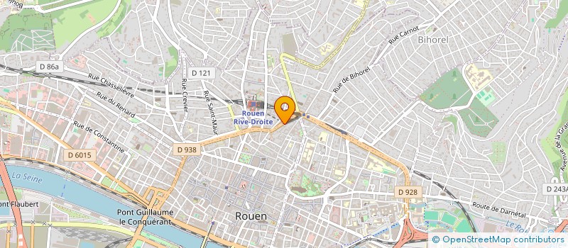localisation de l'entreprise AVERIS à ROUEN