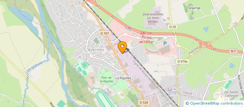 localisation de l'entreprise AVERMES POIDS LOURDS SERVICES à AVERMES