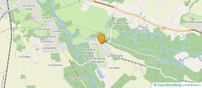 localisation de l'entreprise AVERNS CENTRE  CONFLANS-SUR-LOING