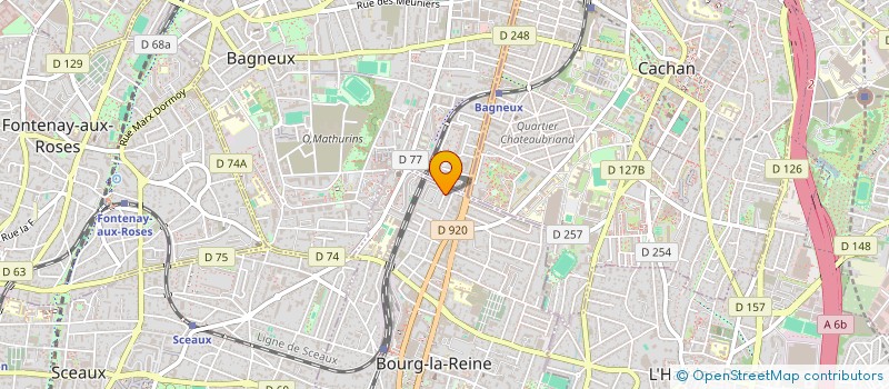 localisation de l'entreprise AVEROES à BOURG-LA-REINE