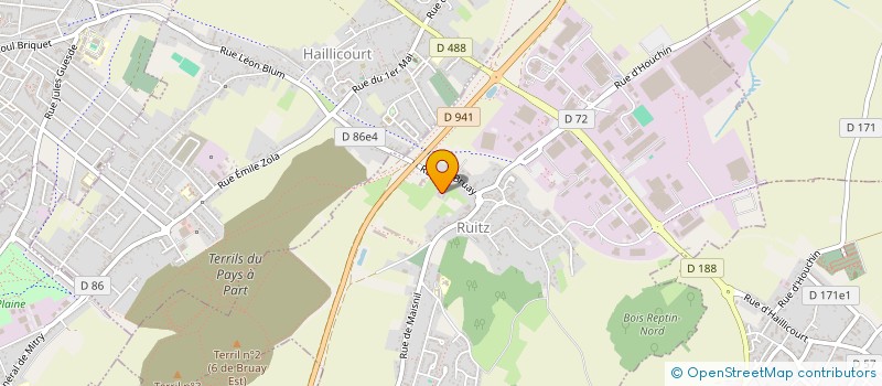 localisation de l'entreprise AVERRE PEINT  RUITZ