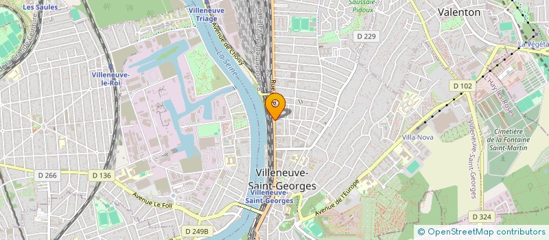 localisation de l'entreprise AVERROES  VILLENEUVE-SAINT-GEORGES