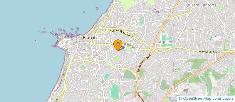 localisation de l'entreprise AVERROES E-LEARNING  BIARRITZ