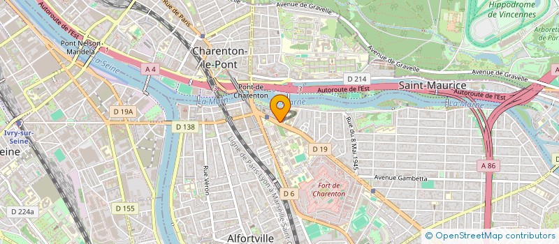 localisation de l'entreprise AVERROES FINANCE  MAISONS-ALFORT