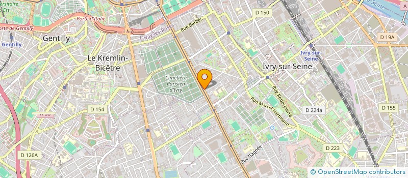 localisation de l'entreprise AVERROES POLYCLINIQUE MEDICAL GROUPE  IVRY-SUR-SEINE