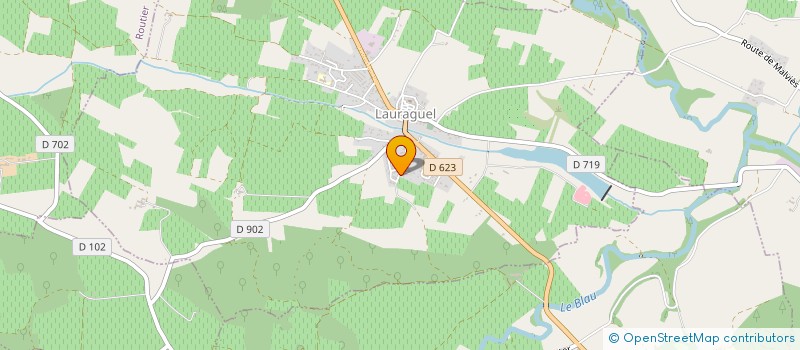 localisation de l'entreprise AVERSENQ  LAURAGUEL