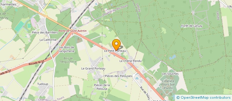 localisation de l'entreprise AVERTIN SECURITE INCENDIE à CHAMBRAY-LES-TOURS
