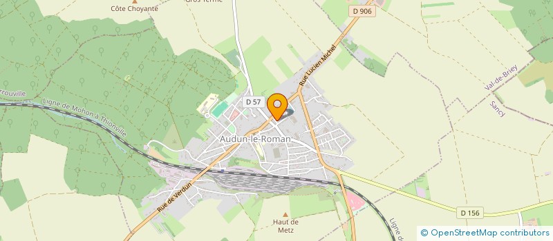 localisation de l'entreprise AVERTY / BOURGEOIS  AUDUN-LE-ROMAN