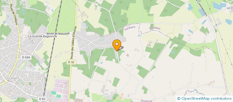 localisation de l'entreprise AVERTY JCS à SOULLANS