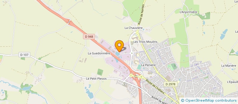 localisation de l'entreprise AVERTY TRANSPORTS à AIZENAY