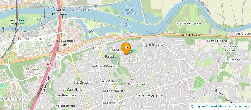 localisation de l'entreprise AVERTYS  SAINT-AVERTIN