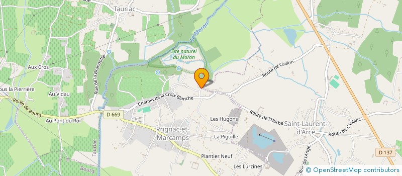 localisation de l'entreprise AVES  PRIGNAC-ET-MARCAMPS