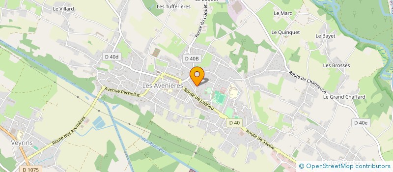 localisation de l'entreprise AVES  LES AVENIERES VEYRINS-THUELLIN