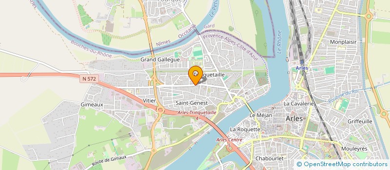 localisation de l'entreprise AVES ENVIRONNEMENT à ARLES